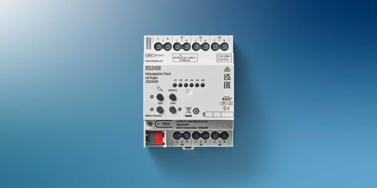 KNX Heizungsaktor 6-fach bei Elektro Ströbel GmbH in Wendelstein