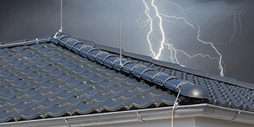 Äußerer Blitzschutz bei Elektro Ströbel GmbH in Wendelstein b. Nürnberg