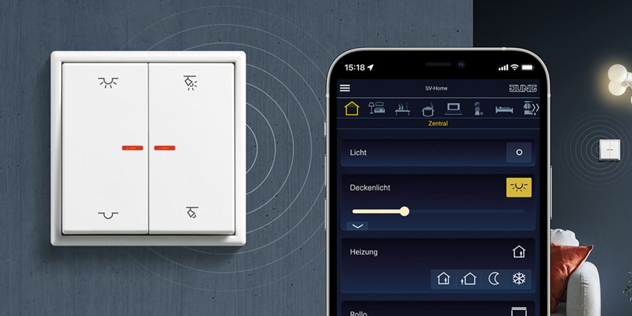 KNX RF Taster bei Elektro Ströbel GmbH in Wendelstein